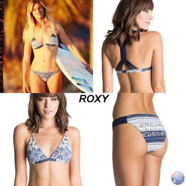 Roxy(ロキシー)の【お値下げ】ROXY 完売品 ビキニ 海外サイズXS（日本サイズS） レディースの水着/浴衣(水着)の商品写真