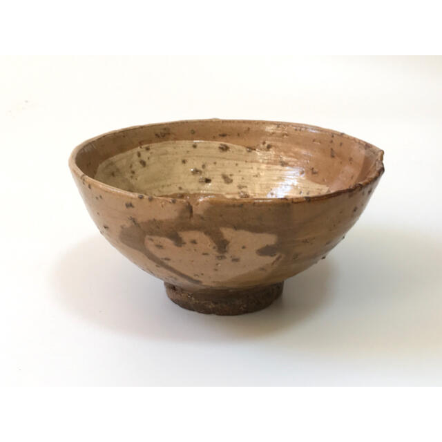 骨董 古美術 伊羅保 黄伊羅保 茶碗 抹茶碗 箱付 朝鮮 李朝 江戸時代-