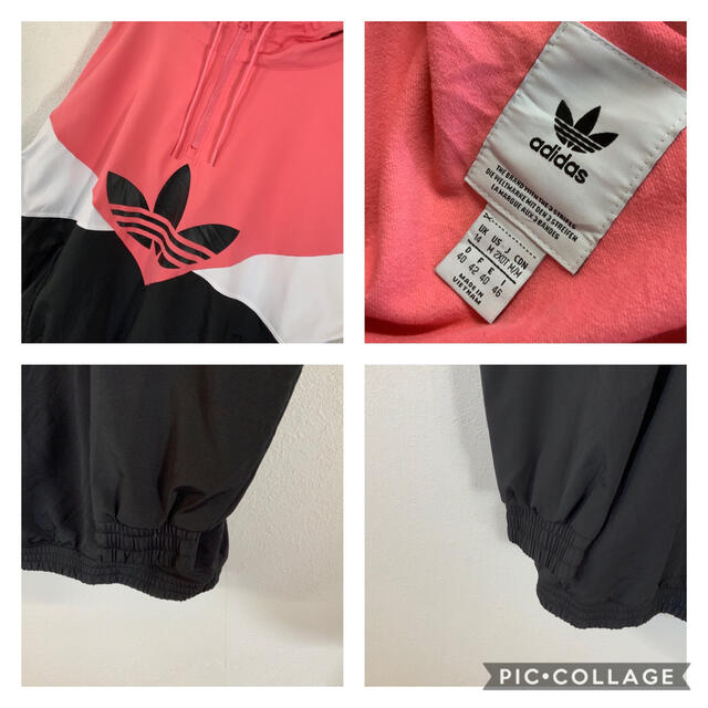 adidas(アディダス)の【極美品】希少サイズ adidas ハーフジップ パーカー ビッグサイズ メンズのトップス(パーカー)の商品写真