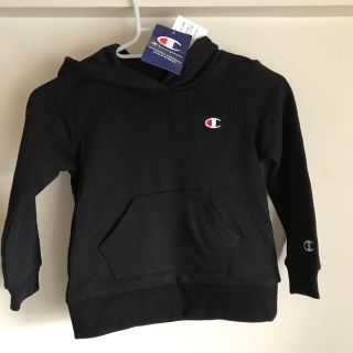 チャンピオン(Champion)の【新品】チャンピオン 黒トレーナー(Tシャツ/カットソー)