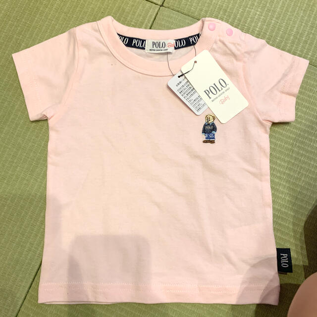 POLO RALPH LAUREN(ポロラルフローレン)のポロベア　ピンク　80 キッズ/ベビー/マタニティのベビー服(~85cm)(Ｔシャツ)の商品写真