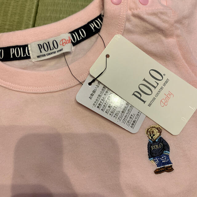 POLO RALPH LAUREN(ポロラルフローレン)のポロベア　ピンク　80 キッズ/ベビー/マタニティのベビー服(~85cm)(Ｔシャツ)の商品写真