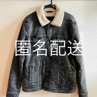 ホリスター(Hollister)の【匿名配送】ボアジャケット　デニムジャケッムートンジャケット　グレー(Gジャン/デニムジャケット)