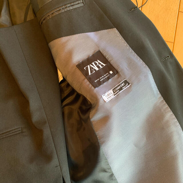 ZARA 黒スーツ メンズスーツ スリーピース 新品 3