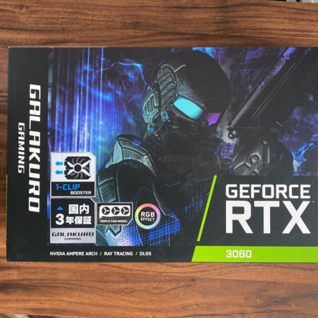 玄人志向 NVIDIA GeForce RTX3080 搭載 グラフィックボード GDDR6X