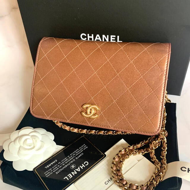 価格は安く CHANEL - 【seki】CHANEL チェーンウォレット マトラッセ