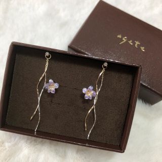 agete - アガット ピアス&チャームセットの通販 by kurumi's shop