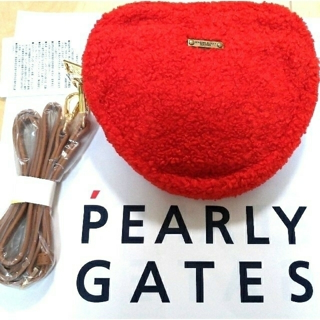 【新品】PEARLY GATES　ボアショルダーバッグスポーツ/アウトドア