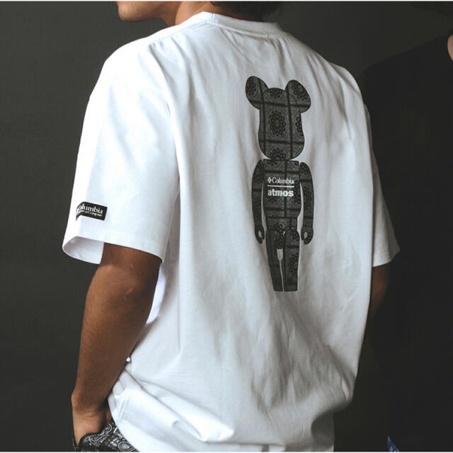 Columbia x atmos x BE@RBRICK WHITE Tee