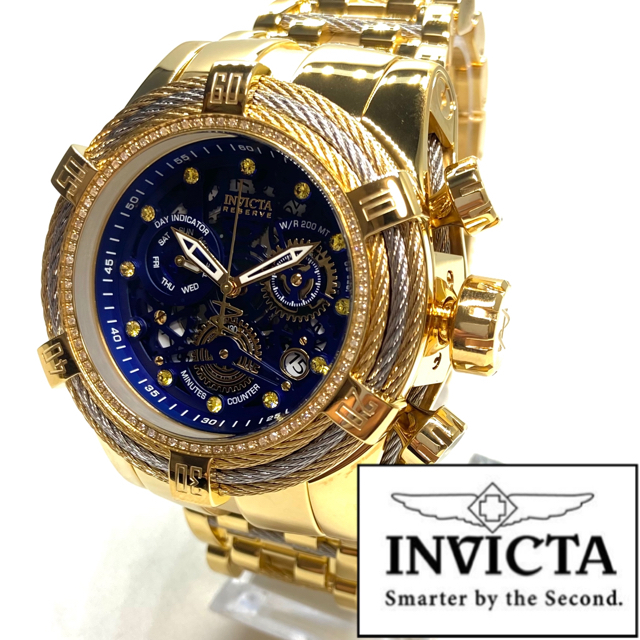 時計【定価62万円！】★激レア! ●でか重! invicta 腕時計 メンズ