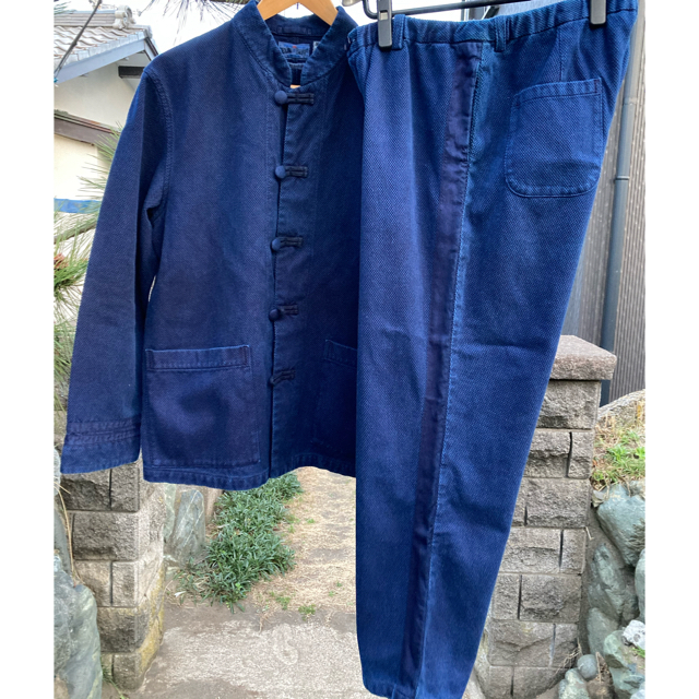 BlueBlueJapan  サシコセットアップ　/ジャケット&パンツ