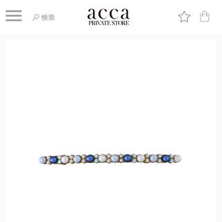 アッカ(acca)のacca バレッタ　新品未使用(バレッタ/ヘアクリップ)