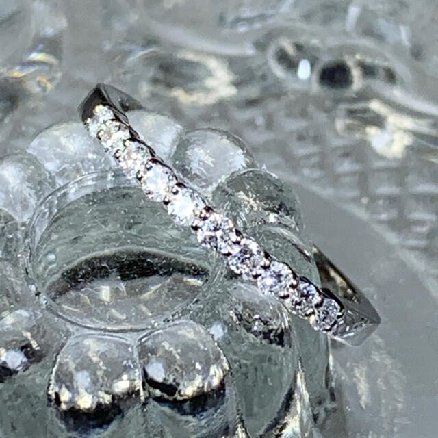 エタニティ　ダイヤモンド　ハート&キューピット　プラチナ　エタニティリング レディースのアクセサリー(リング(指輪))の商品写真