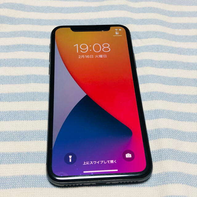 Apple - ☆値下げします 早い者勝ち！iPhone X 超美品64G SIMフリーの