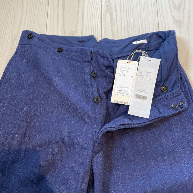 【新品】21ss フレンチブルー スタンドカラージャケット パンツ size2