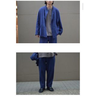 COMOLI - 【新品】21ss フレンチブルー スタンドカラージャケット