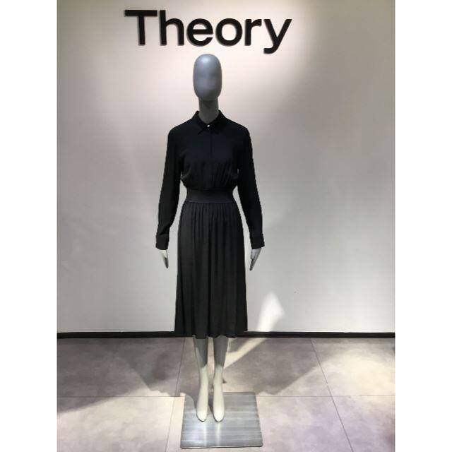 Theory セオリー　20SS ミディ丈　シャツ　ワンピースひざ丈ワンピース