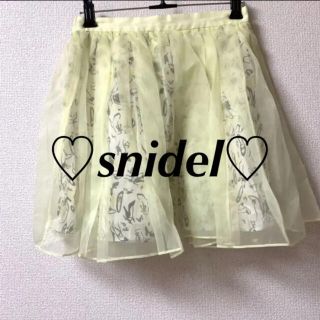 スナイデル(SNIDEL)の♡SNIDEL♡ フレアスカート(ミニスカート)