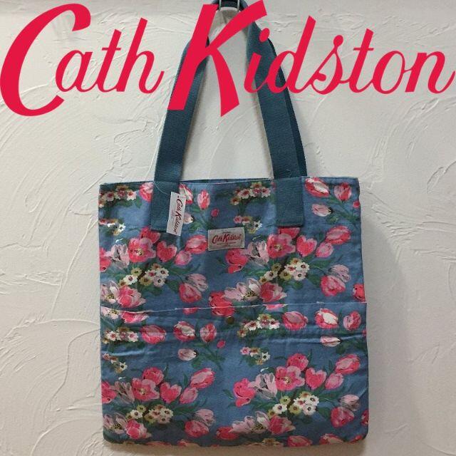 Cath Kidston(キャスキッドソン)の新品 キャスキッドソン ウオッシュドトート チューリップペトロール レディースのバッグ(トートバッグ)の商品写真