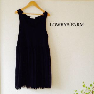 ローリーズファーム(LOWRYS FARM)のLOWRYS FARM★チュールタンク＊(ミニワンピース)