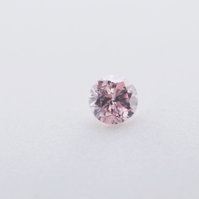 ピンクダイヤモンドルーズ 0.06ct・Fancy pink
