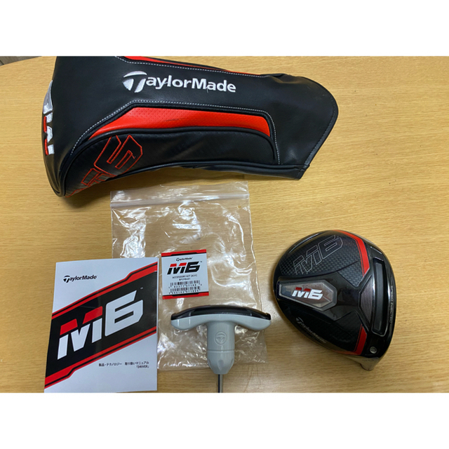 TaylorMade(テーラーメイド)のTaylorMade M6 ドライバー　日本仕様　ヘッドのみ9度 スポーツ/アウトドアのゴルフ(クラブ)の商品写真