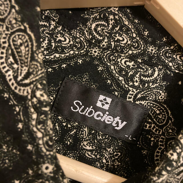 Subciety(サブサエティ)のサブサエティ　シャツ　ペイズリー メンズのトップス(シャツ)の商品写真