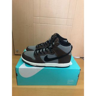 ナイキ(NIKE)のNIKE SB DUNK HIGH BAROQUE BROWN 28cm(スニーカー)