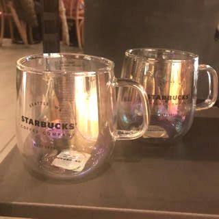 Starbucks Coffee - 新品 スターバックス スタバ オーロラ 耐熱ガラス