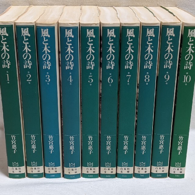 風と木の詩★竹宮恵子★文庫版コミック★10冊完結セット エンタメ/ホビーの漫画(全巻セット)の商品写真