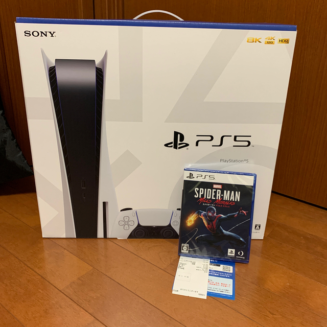 ps5 スパイダーマンソフト付き