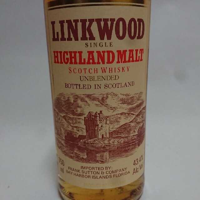 Linkwood 12y オフィシャル80年代流通品 アメリカ向け輸出品