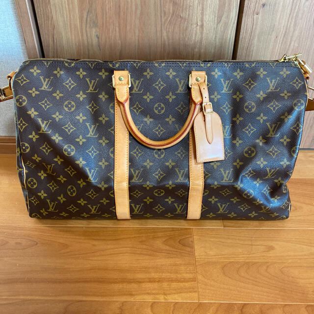 LOUIS VUITTON キーポル50 ボストンバッグWファスナー開閉式サイズ