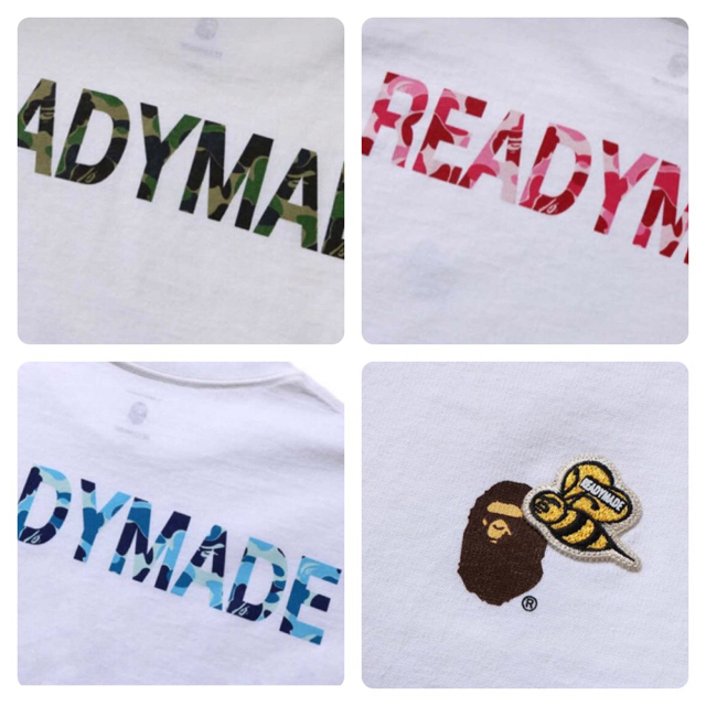 A BATHING APE / READYMADE 3 PACK TEE M