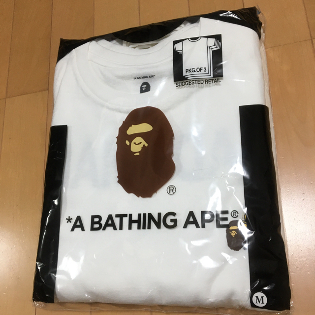 A BATHING APE / READYMADE 3 PACK TEE M