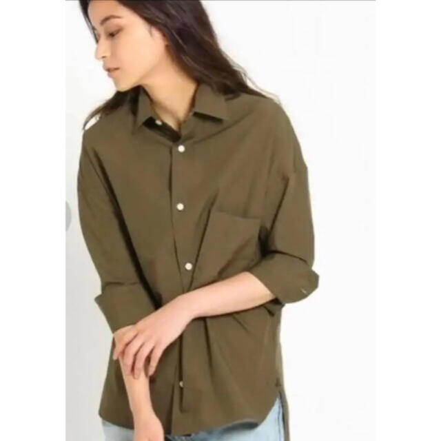 美品♡J.BRADLEY CUFF SHIRT カフシャツ/カーキ 00 - シャツ/ブラウス