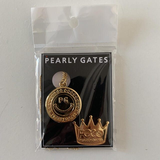 PEARLY GATES(パーリーゲイツ)の⭐️超レア 新品未使用 パーリーゲイツ ネックレス型 マーカー ゴールド⭐️ スポーツ/アウトドアのゴルフ(その他)の商品写真