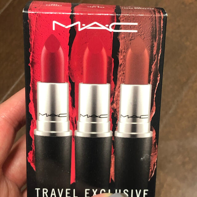 MAC TRAVEL EXCLUSIVE リップ3本セット　マック　口紅　新品