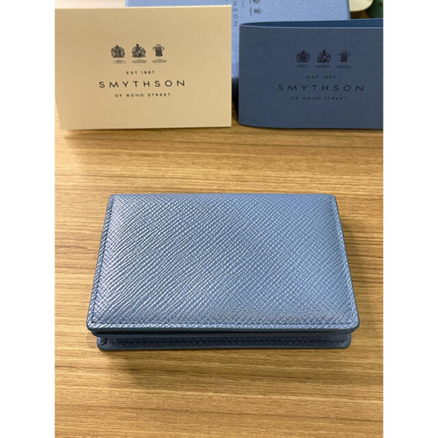 Smythson(スマイソン)のスマイソン パナマ 名刺入れ カードケース レディースのファッション小物(名刺入れ/定期入れ)の商品写真