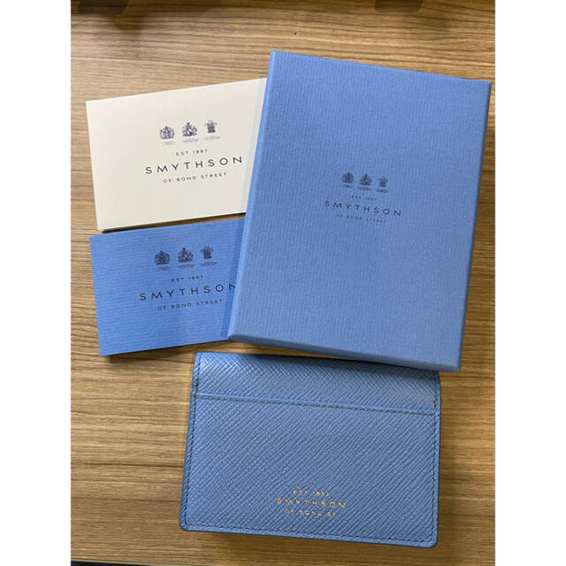 Smythson(スマイソン)のスマイソン パナマ 名刺入れ カードケース レディースのファッション小物(名刺入れ/定期入れ)の商品写真