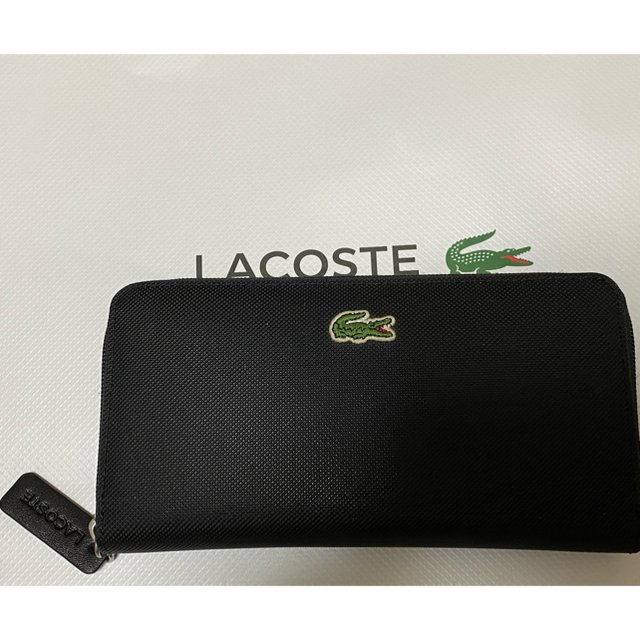 LACOSTE 長財布　ブラック