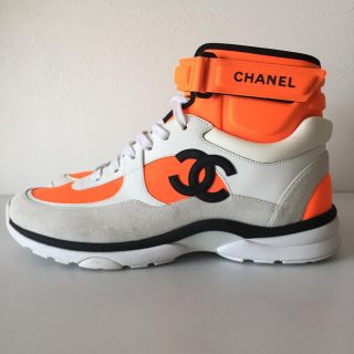 シャネル(CHANEL)の美品 CHANEL ハイカット スニーカー 40.5(スニーカー)