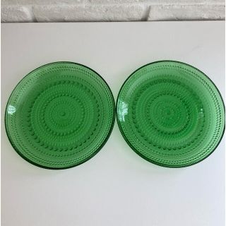 イッタラ(iittala)の⚠️ピー子様専用⚠️イッタラ カステヘルミ 美品 グリーン 廃盤　17cm(食器)