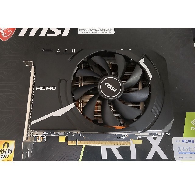 MSI RTX2060 AERO ITX OC 保証残スマホ/家電/カメラ