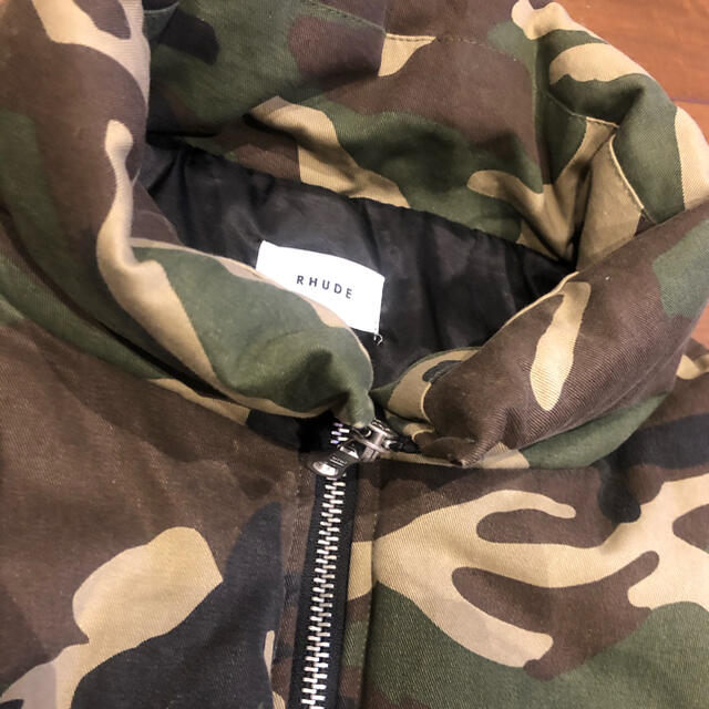 RHUDEタイプ迷彩 Puffer Jacket ルード の通販 by middle's shop｜ラクマ