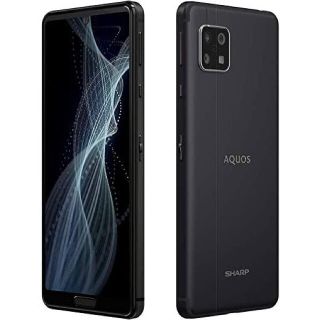 アクオス(AQUOS)の新品　SHARP AQUOS sense4 lite SH-RM15 ブラック(スマートフォン本体)