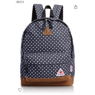 ルコックスポルティフ(le coq sportif)の値下げ ルコック　水玉　リュック(リュック/バックパック)