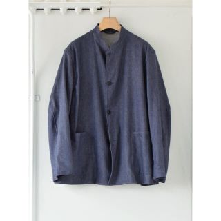 COMOLI 21ss シルクモッサスタンドカラージャケット 2