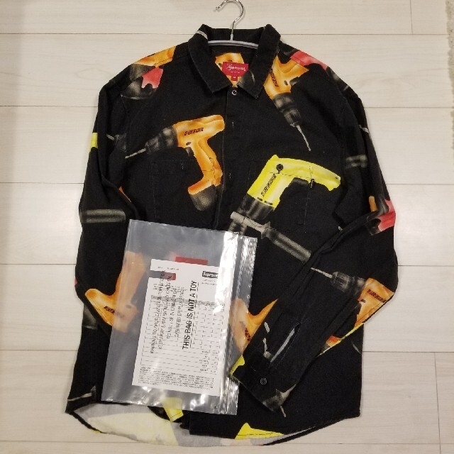 Supreme Drills Work Shirt Black