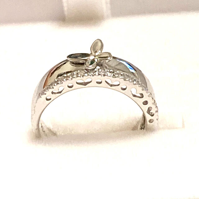 ted様♡K14 ダイヤ バタフライ ピンキーリング レディースのアクセサリー(リング(指輪))の商品写真